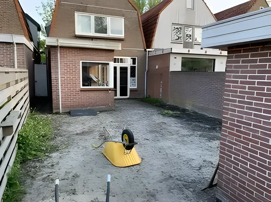 Stadstuin voor de aanleg door Ruijter Groenservice